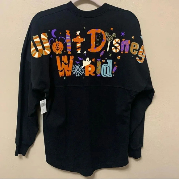 Disney Halloween Spirit Jersey Long Sleeve Top Size XS NWT New - Picture 5 of 10